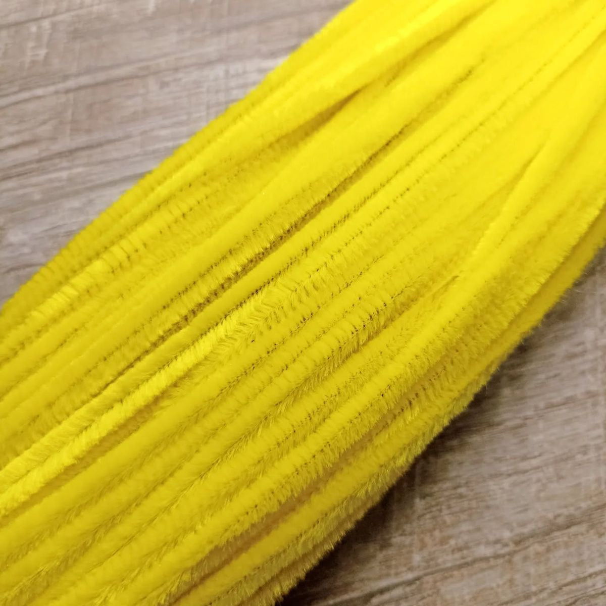 Bright Yellow Pipe Cleaner