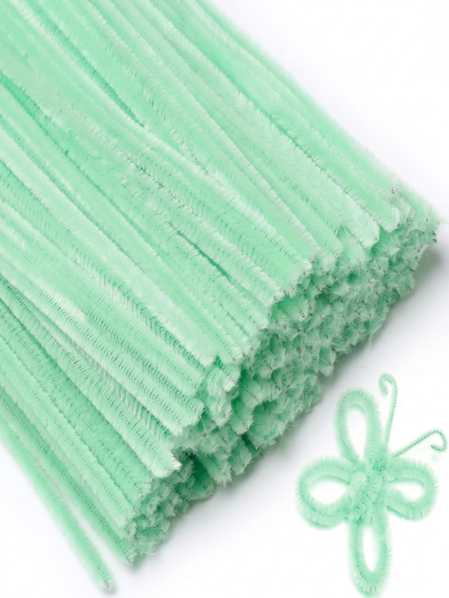 Neon Mint Pipe Cleaner