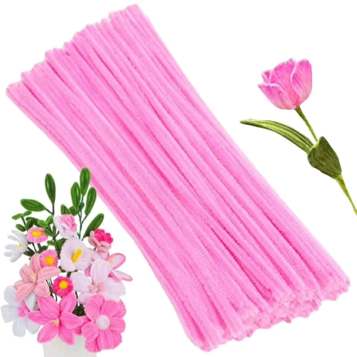 Baby Pink Pipe Cleaner