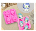 4-Cavity My Melody silicone mold