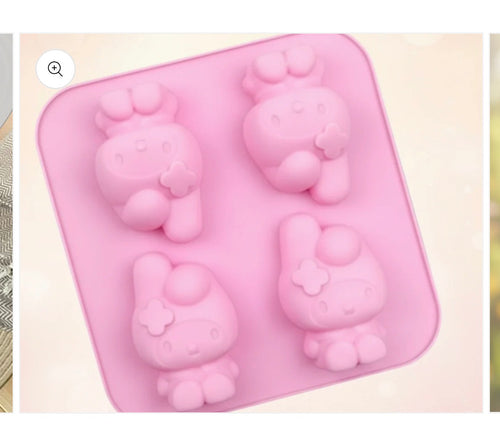 4-Cavity My Melody silicone mold