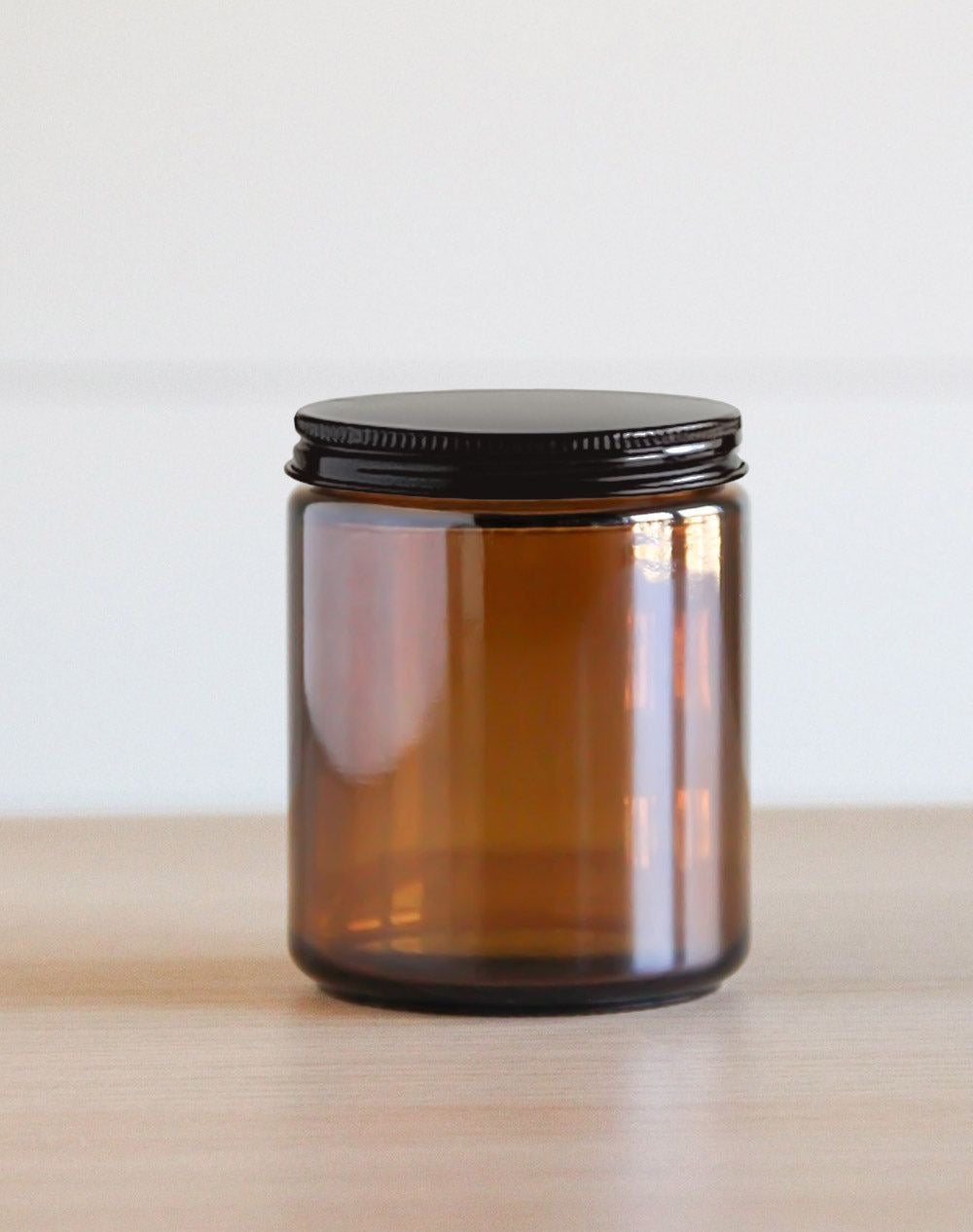 Amber Glass Jar
