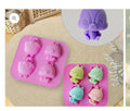 4-Cavity Chipmunk Silicone Mold