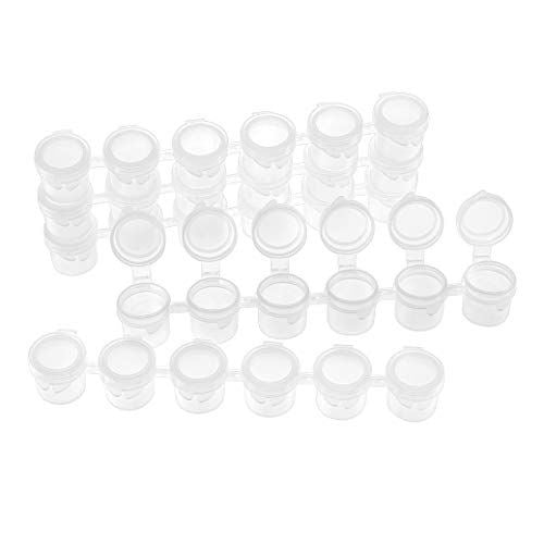 Empty Paint Pots 3ml ( 6 pc per Strip )