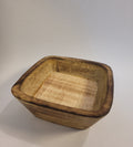 Square Wooden Candle Bowl (5")