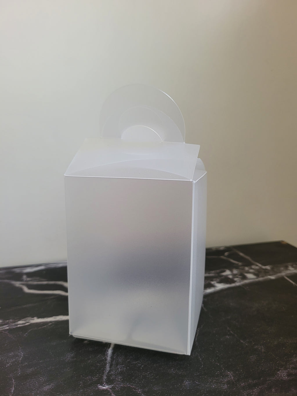 Jar Candle Packaging Box with Handle (3x3x4 Inch)