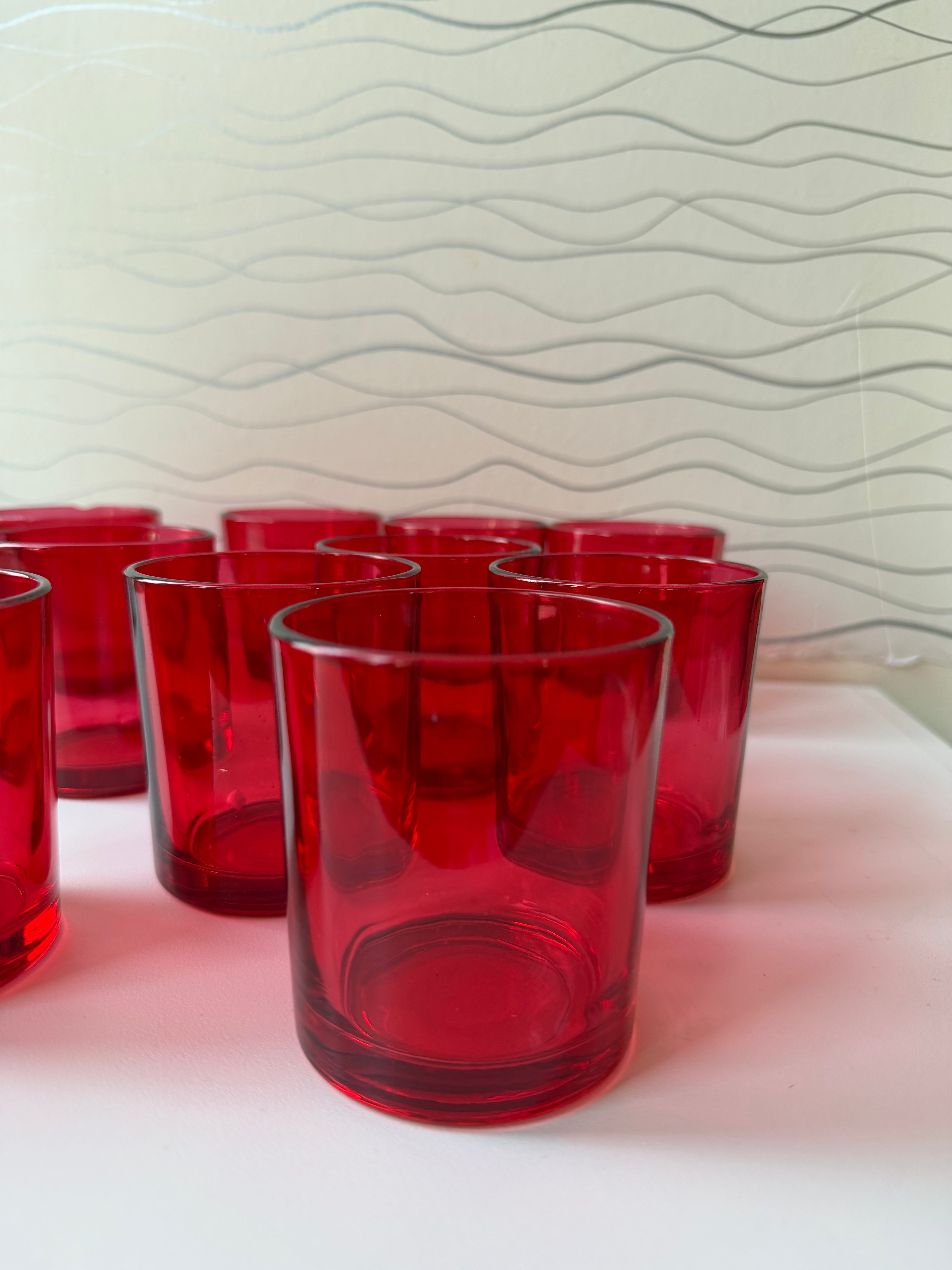 Colored Glass Candle Jars (250ml)