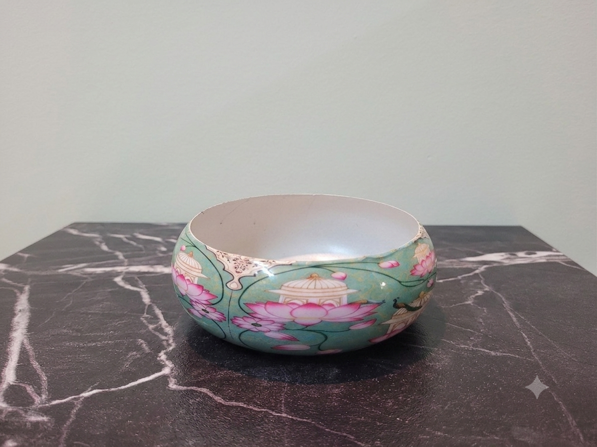 Pichwai Printed Urli ( Green )