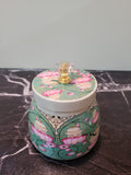 Pichwai Printed Jar ( Green)