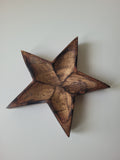 Star-Shaped Wooden Bowl – 5 Inch