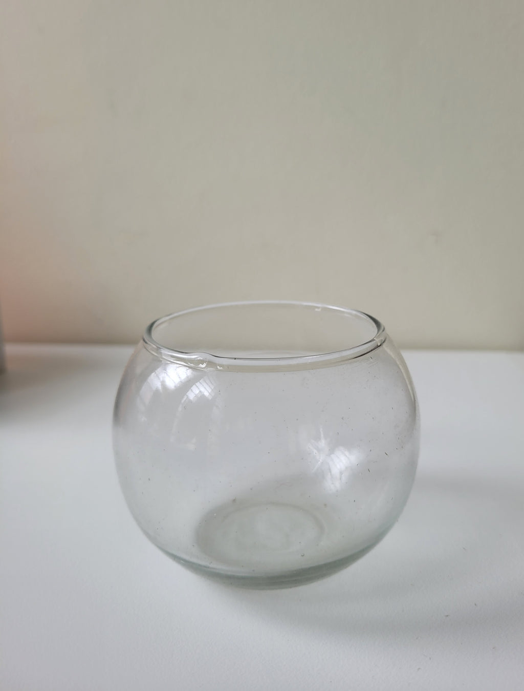 Round Clear Glass Votive Candle Bowl (300ml)