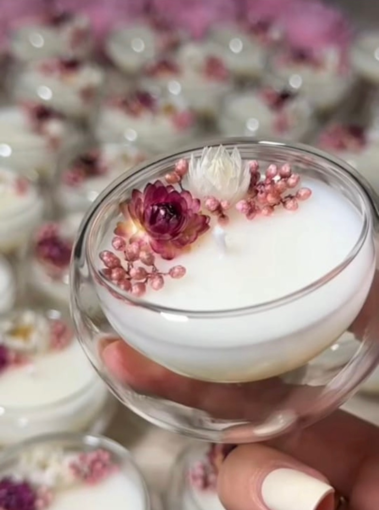 Double-Walled Glass Candle Bowl (3 x 2 Inch)