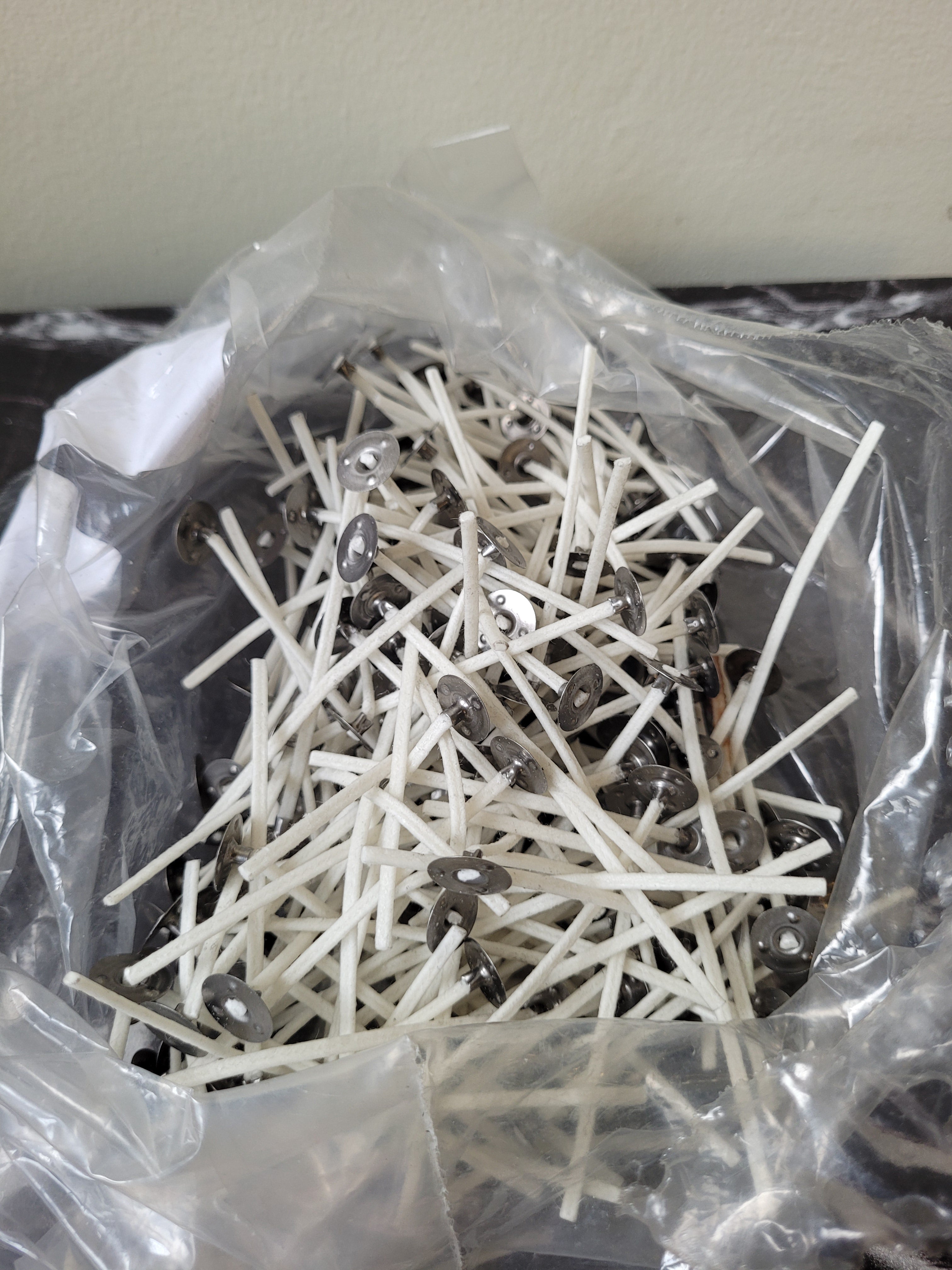 Premium Soy Wax Coated Candle Wicks with Sustainer Tabs (1", 3" & 7")