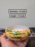 Pichwai Printed Festive Urli Bowl (4" x 1.5")