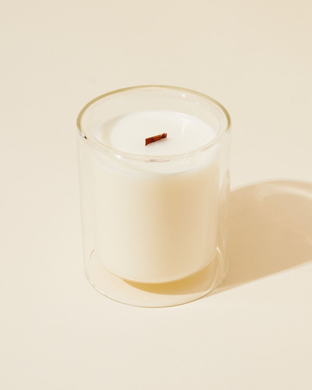Premium Borosilicate Double-Walled Glass Candle Jar (100ml)