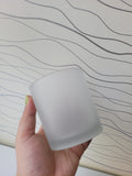 Frosted Glass Matte Candle Jar (2.7" x 3")