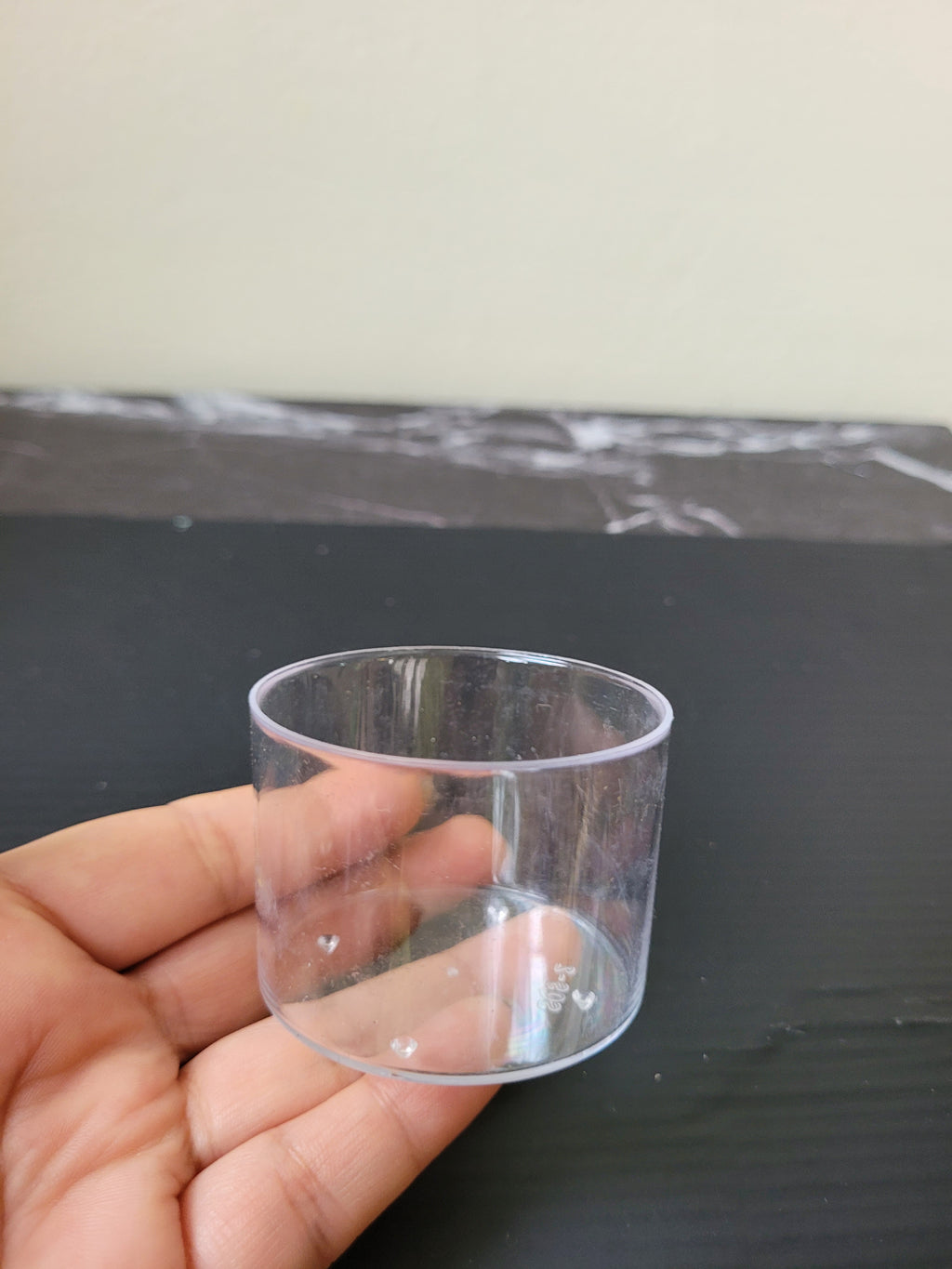 Clear Polycarbonate Shot Tealight Cups (1.9" x 1.38")