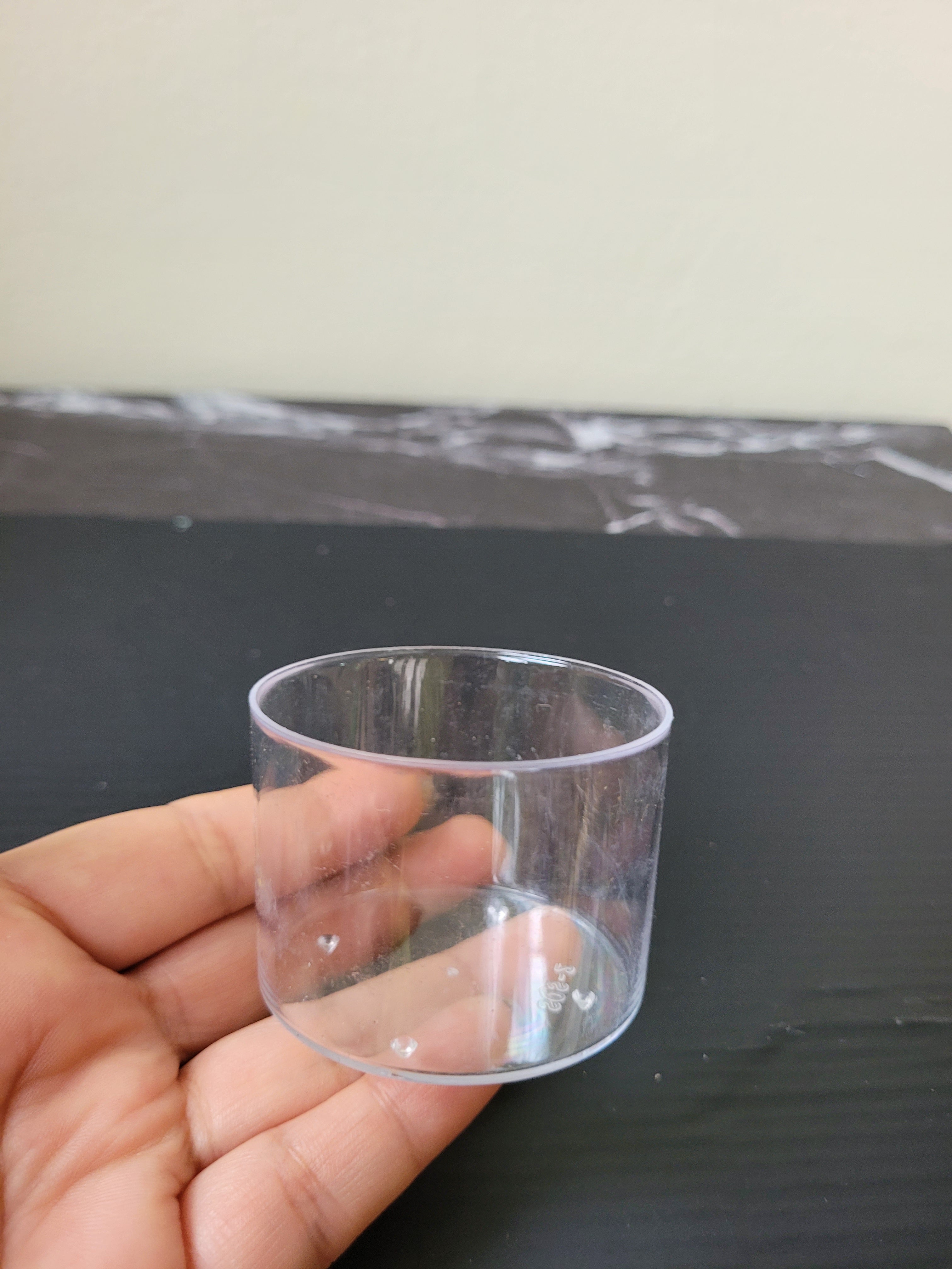 Clear Polycarbonate Shot Tealight Cups (1.9" x 1.38")