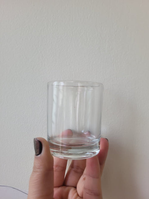 Clear Glass Candle Jar – Straight Shot Style – 1.7x2.2 inch