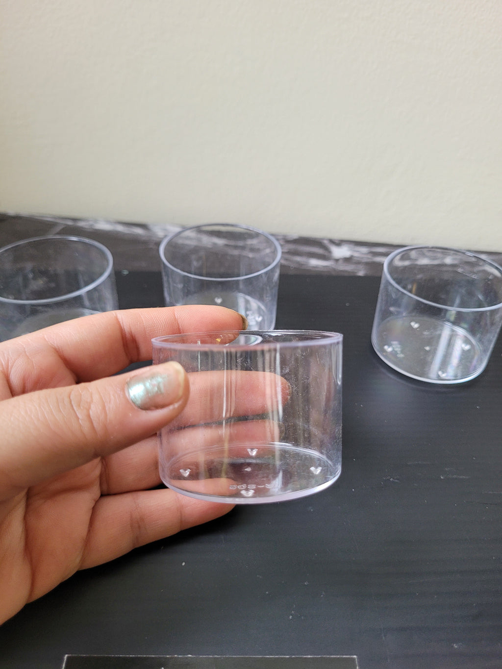 Clear Polycarbonate Shot Tealight Cups (1.9" x 1.38")